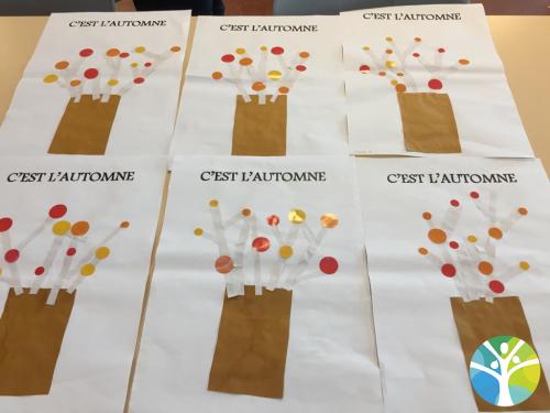 Créations de la garderie du mercredi matin 2021-2022